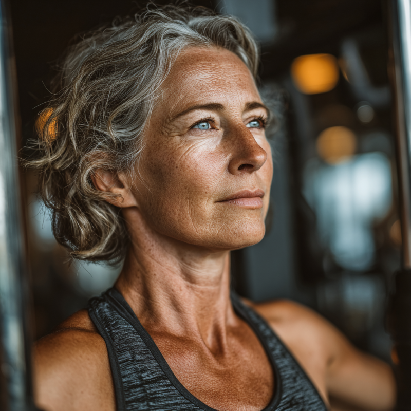 Активна літня жінка